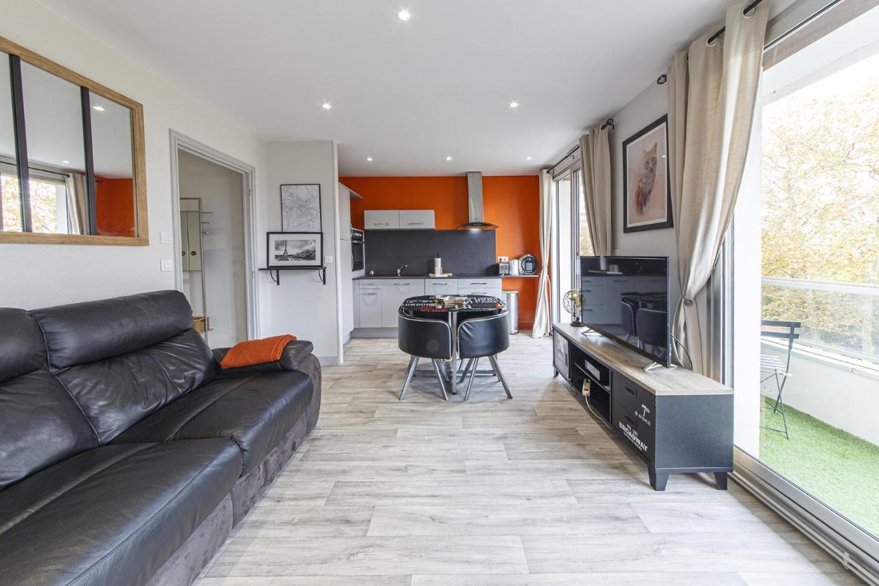 Chic Appartement Vue Sur Parc Au Calme Angers Buitenkant foto